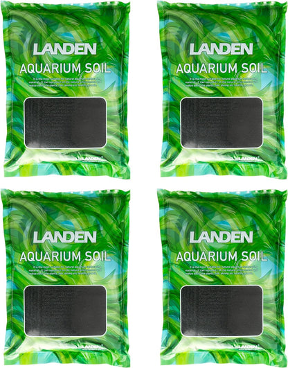 Aqua Soil Substrate for Natural Planted Aquarium, Plant or Shrimp Stratum, Clay Gravel and Stable Porous Substrate for Freshwater Aquarium, Black Color 40Lbs