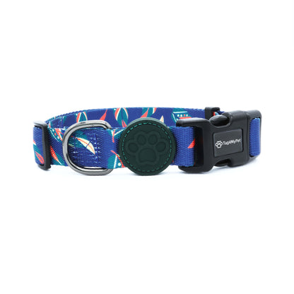 Custom Dog Collars Plumage Engraved - Pet ID Tag