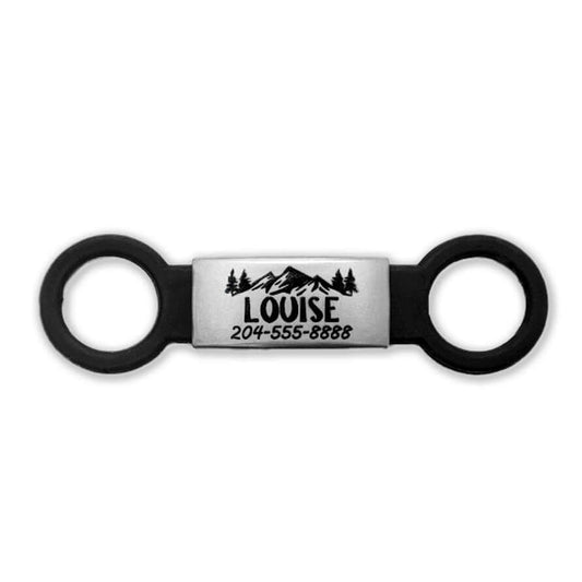 Silicone Band and Multiple Sizes Engraved - Silent Dog Tag
