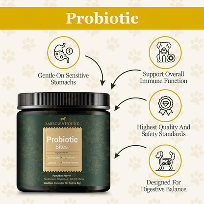 Probiotic Bites for Dogs – Gut Health & Digestive Support