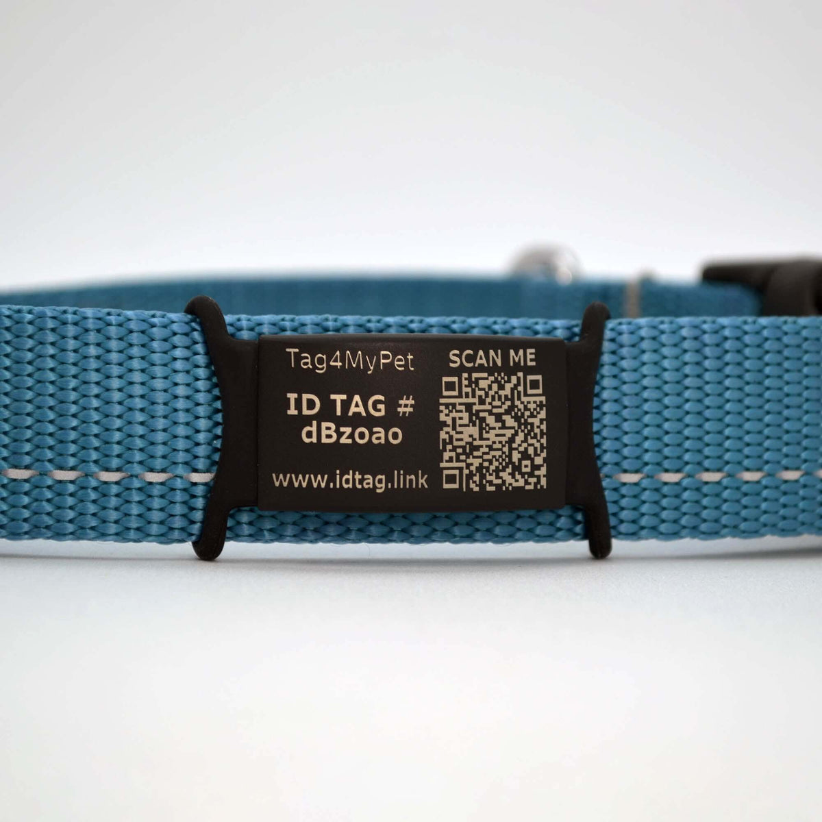 Custom QR Code Engraved - Silent Dog Tag