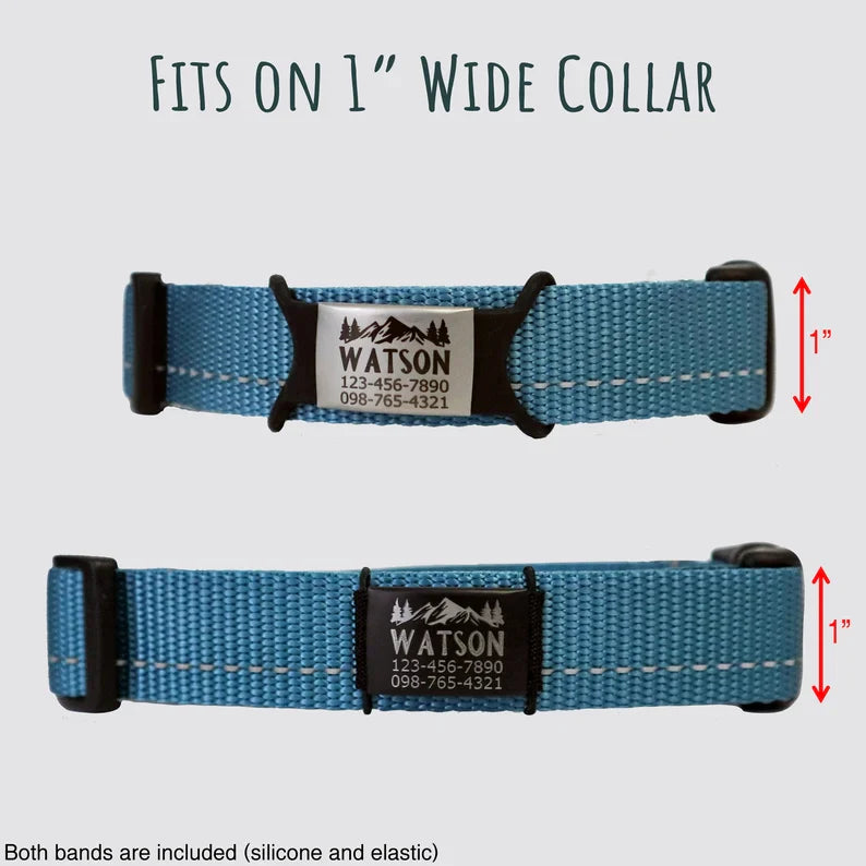 Various Colours and Multiple Designs Slide-On - Pet ID Tag