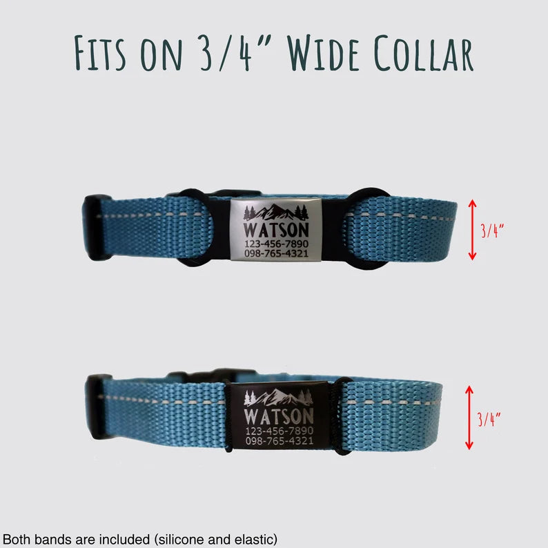 Various Colours and Multiple Designs Slide-On - Pet ID Tag