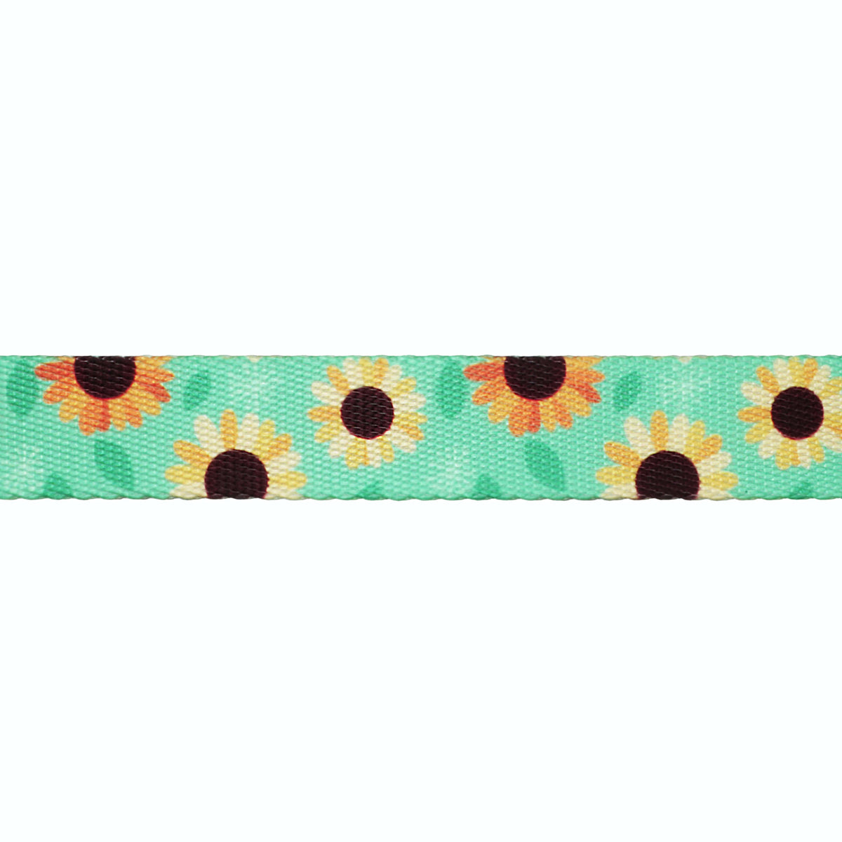 Custom Dog Collars Sun Flower Engraved - Pet ID Tag